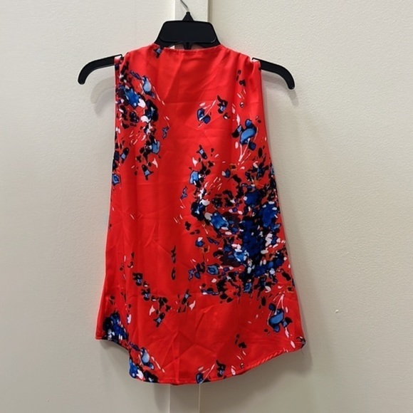 Floral blouse, sleeveless top size‎ Large - Picture 3 of 5